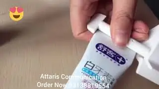 1PC Toothpaste Tube Squeezer Rollers Toothpaste Seat Holder Stand Rotate Toothpaste Dispenser