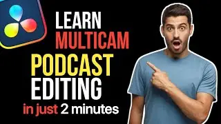 How to Edit Podcast & Multicam in DaVinci Resolve (Hindi Tutorial)