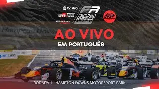 F&oacute;rmula Regional Oceania AO VIVO! | Corrida 1 | Hampton downs | CTFROT 1&deg; Etapa (PT-BR)