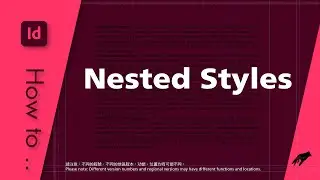 InDesign &ndash; How to set Nested Styles? (ID H-017/EN)