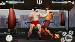 Virtual gym faghting Real Bodybuilders fight