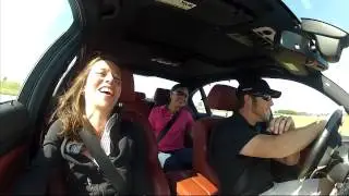 Tommy Van Cleef having fun in a BMW M3 during the HOT LAP :)