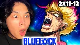 SHIDOU IS ABSOLUTELY INSANE! | Blue Lock First Time Reaction (2x11-12)