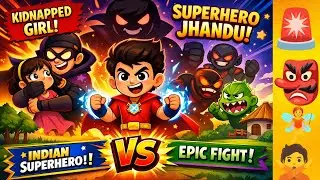 बुराई का दुश्मन बच्चों का दोस्त | JHANDU Superhero vs Villains  | Spiderman Hulk | CARTOON VIDEO