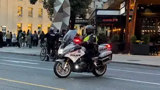 New Toronto Police Motorcycle Light Show