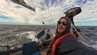 Leaving the Clarence in a vintage yacht after 5 years on the River
