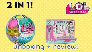 Unboxing the L.O.L surprise dance dance dance and the L.O.L surprise mini toys!&hearts;︎🎤🎼