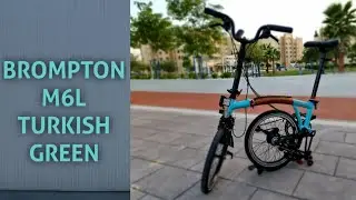 Unboxing, Short Review, Fold and Unfold of Brompton M6L Turkish Green Black Edition