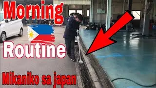 Morning routine ng Pinoy mechanic sa Japan,,| #busmechanic