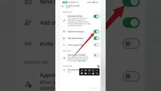 Whatsapp Group Only Admin Send Message Settings #sorts #shortvideo #youtubeshorts