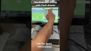 Touch Screen Billing Machine #billingsolution #billing