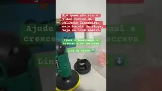 Review  Politriz lixadeira completa por 100 reais💰