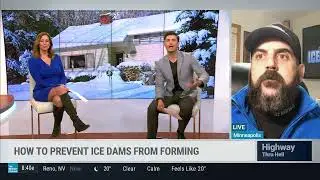 Ice Dam Formation Animation & More -  Ice Dam Guys&reg;' Joe Palumbo on The Weather Channel, 2022
