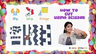 Scissor skills for preschoolers | How to teach toddlers using scissors