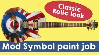 A crazy custom on a classic Gibson L6-S guitar