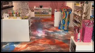 Cotton Candy Epoxy Floor
