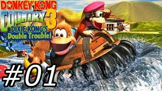 Этот малыш УЖАСЕН! // Donkey Kong Country 3: Двойные неприятности Дикси Конг [СЛЕПОЙ] #01