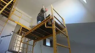 Painting high vaulted ceilings