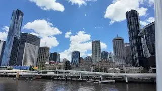 Brisbane 2024 | Brisbane River, Sky Deck, Treasury, Grand Arbour, walking views
