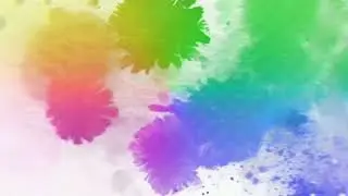 Green screen ink drop video effect