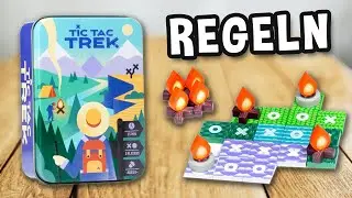TIC TAC TREK - Spielregeln TV (Spielanleitung Deutsch) - ALLEY CAT GAMES Tic Tac Toe Trekking Spiel