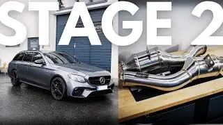 MERCEDES E43 AMG STAGE 2 | QT PARTS DOWNPIPES