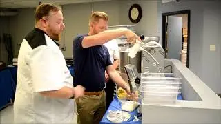 Univex UFP13 Food processor demo