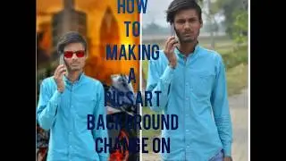 How  To  Making  A  |PicsArt  Background  Change  on|  Android phone