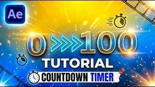 Count Down Timer Tutorial  || After Effect || #logo #animation #viral #shorts #trending