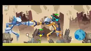 Pertama kali main game stickman 