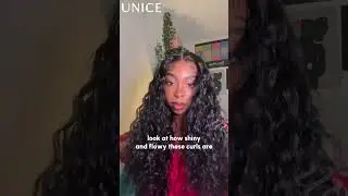 UNice 7x5 Bye-Bye Knots&trade; Wig & HD Lace With Free Baby Hair Wet & Wavy Water Wave Invisible Knots Wig