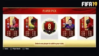 I GOT 92 ST SUAREZ IN REWARDS!! - FIFA 19 Top 100 FUT Champs Rewards
