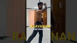 One Man Army. 🦁🔥 My Hard Work is my only Background. #raavanan #tamilmotivation #fitness #selfmade