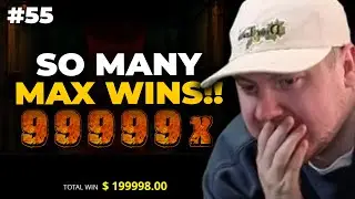OMG HOW MANY MAX WINS DID WE GET?!│ BIGGEST WINS OF THE WEEK 55
