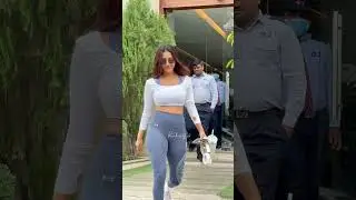 Nabha natesh papped post gym session in hyd