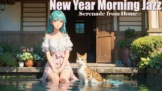 New Year Morning Jazz at Home | 🐈 Fat Cat's Road Trip | 1 Hour Jazz Mix