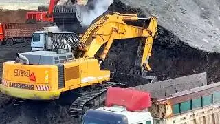 Coal mining loading process- Good tools and machinery make work easy