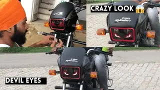 Splendor modified || Devil 👿 eyes 👀 in splendor || Crazy look 😱