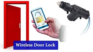 How to Make WiFi Control Door Lock System at Home || DIY Smartphone Simple to easy