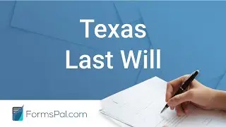 Texas Last Will and Testament - GUIDE