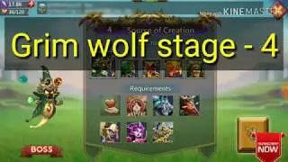 Grim wolf stage 4 | manually use abilities #Lordsmobile #papalogen