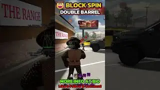 BlockSpin Double Barrel So Powerful 🔥 #blockspin #robloxscript