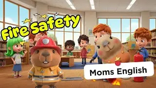 [Moms English] EP014. Fire Safety | Kids English | Safety Education for Children
