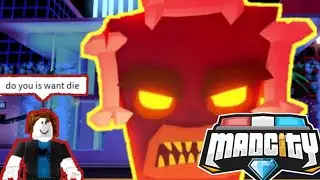 MAD CITY VOLCANO BOSS FIGHT|Mad City Update