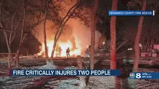 Two people critically injured in Hernando County RV fire