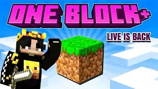 🔴 I SURVIVED ONE BLOCK SKYBLOCK | IN LIVE