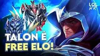 ESSE BONECO É FREE ELO! TALON CONTINUA UM ABSURDO NA JUNGLE | LoL Wild Rift
