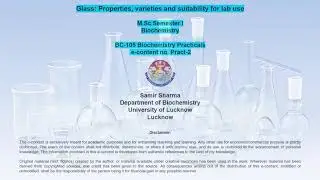 Practical basics: Properties of borosilicate glass 1 (Samir Sharma)