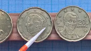 20 euro cent 2008 Cyprus Malta France Ireland Spain Italy Belgium Greece Austria CENT