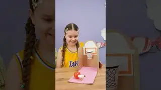 🏀Can You Make a Mini BASKETBALL Game? Let&rsquo;s Play! #kidsvideo #craft